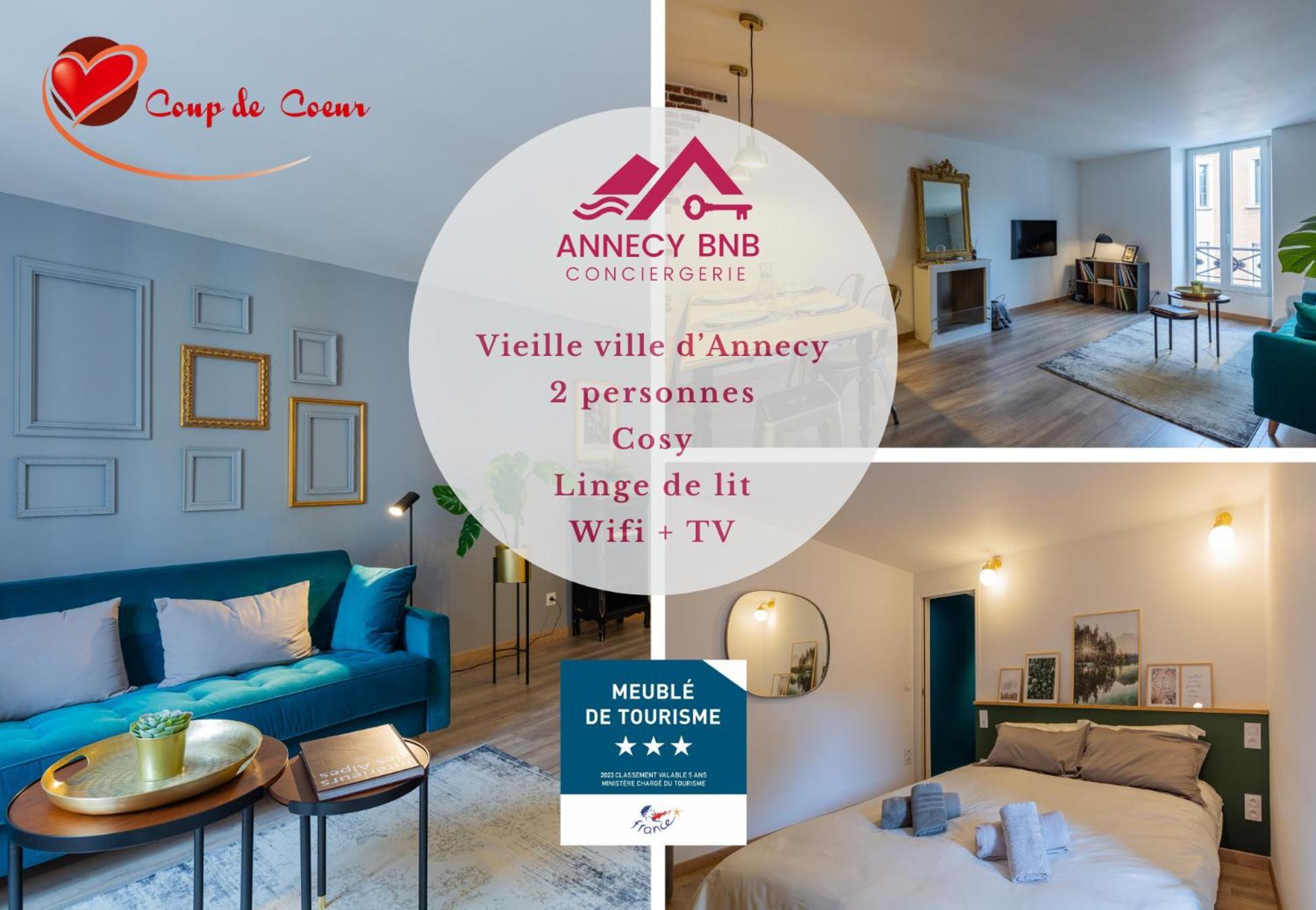 Les Cordeliers: 2 Pers, Cosy & Coeur Vieille Ville Άννεσι Εξωτερικό φωτογραφία
